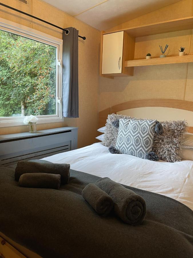 Percy Wood Lodge With Hot Tub Near Alnwick Swarland Buitenkant foto